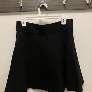 Club Monaco Black Knit Pleated Skirt